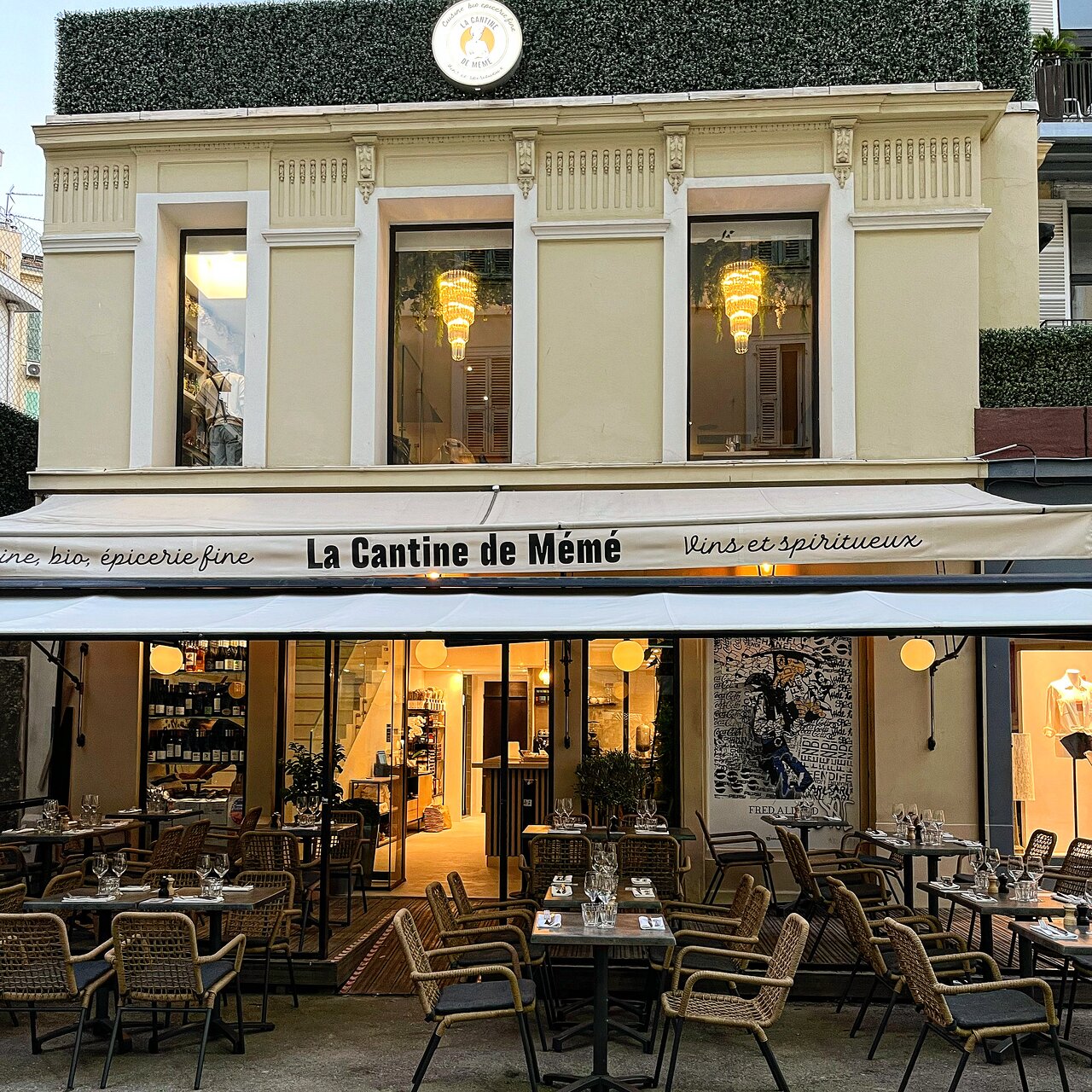 Nos vins à la carte de La Cantine de Mémé à Nice !